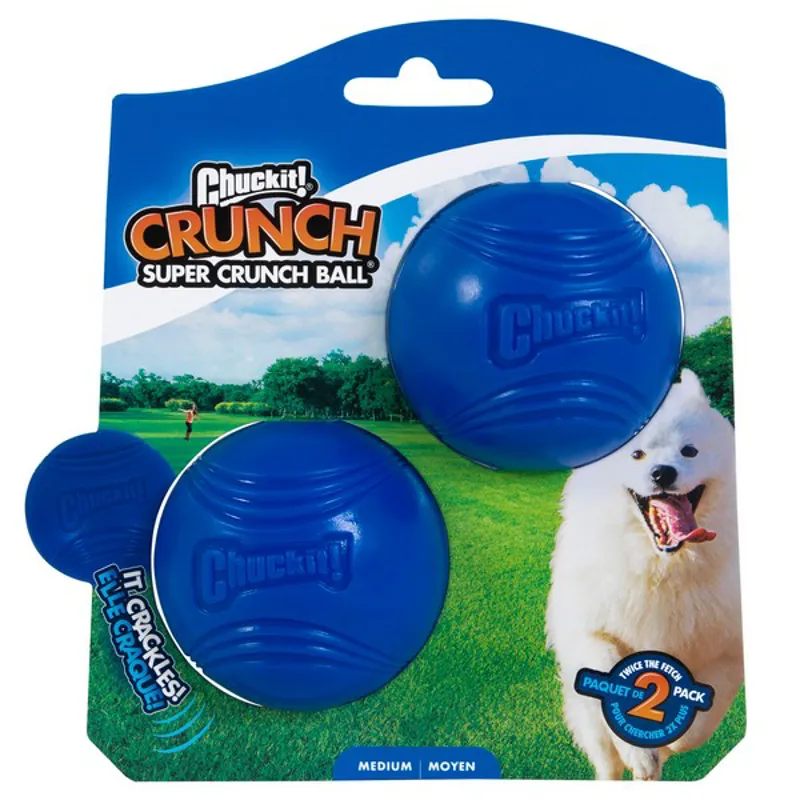 Chuckit Crunch Ball 2pk Medium